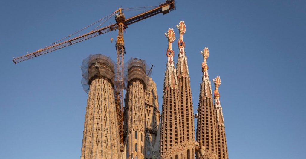 Se reanudan las obras en la Basílica de la Sagrada Familia Barcelona